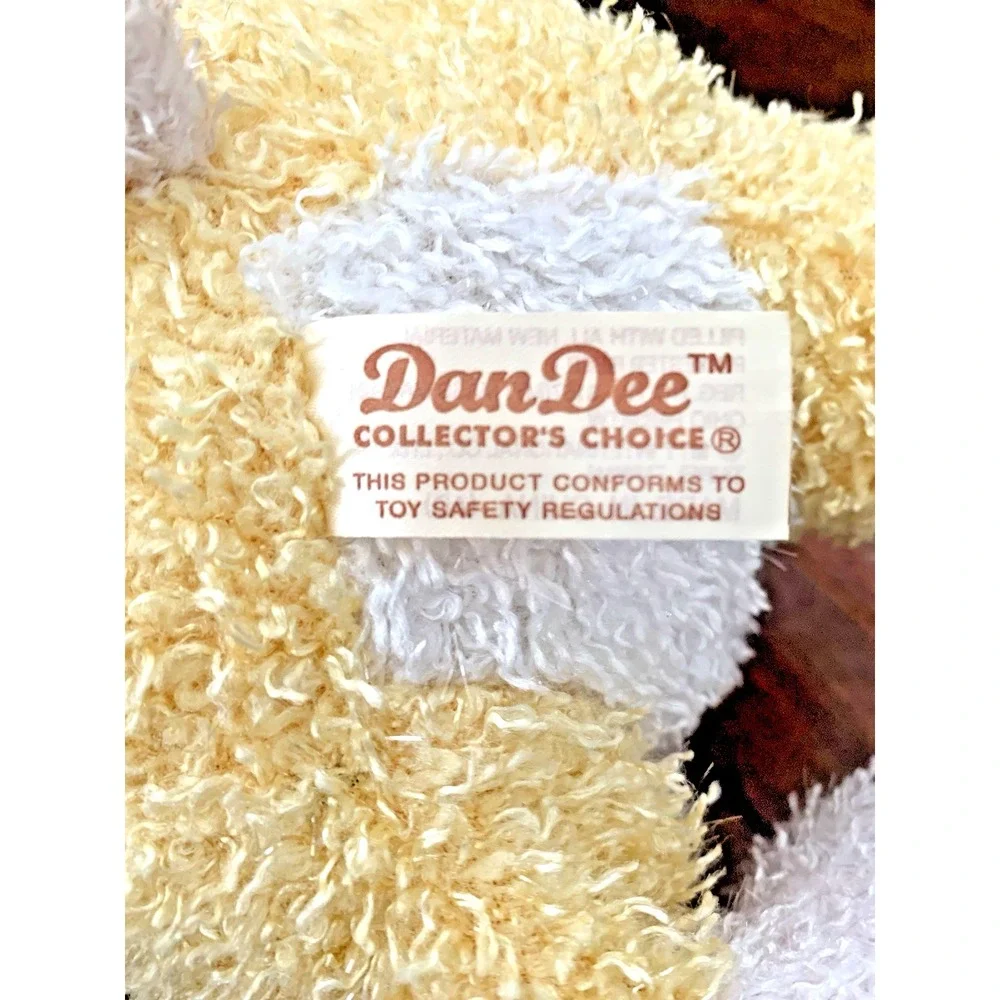 Plush Bunny Yellow White Rabbit Easter Dan Dee Collector's Choice Floppy Ears
